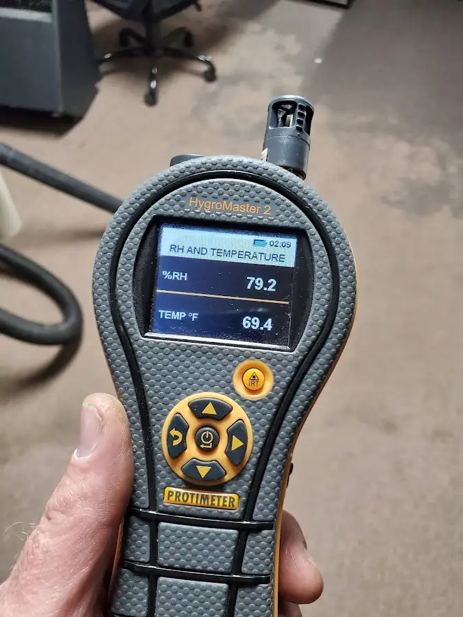 Moisture meter humidity assessment for Mold Remediation & Removal in Seneca