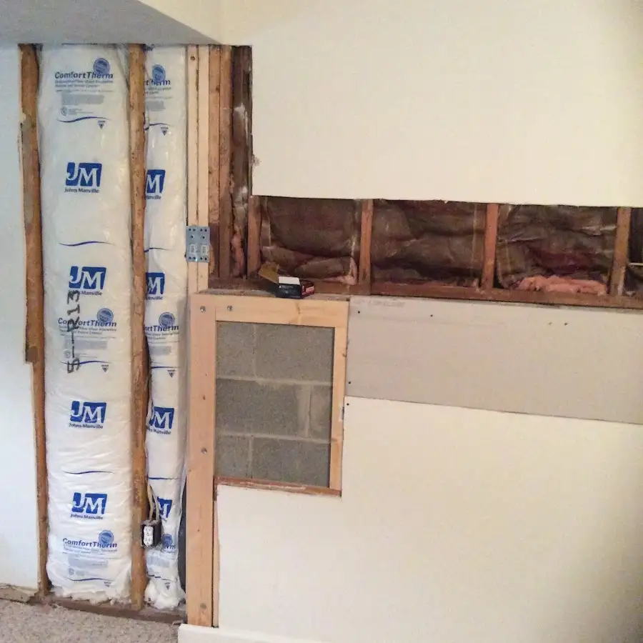 Wall insulation replacement during Odor Removal & Deodorization in Seneca